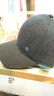 帽子男士秋冬季毛呢棒球帽百搭中老年加绒保暖帽爸爸款 灰色 可调节 实拍图