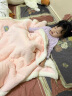 evebaby婴儿毛毯冬季加厚宝宝盖毯儿童幼儿园被子新生儿珊瑚绒毯子秋冬天 粉色 珊瑚绒+羊羔绒 120*100cm 实拍图