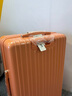 美旅拉杆箱商务行李箱20寸旅行箱大容量密码登机箱轻盈抗摔薯条箱79B 橘色【时尚新颖色】 24英寸 （可托运3-5天出行） 实拍图