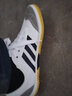 双星八特运动鞋男橡胶底田径训练鞋子排球鞋武术帆布鞋潮女跑步鞋防滑 白色 42 实拍图