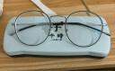 FRANZLISZT 防蓝光近视眼镜框男女复古超轻圆框眼镜架变色防辐射平光手机电脑护目镜可配 黑银 1.61轻薄非球面镜片0-800丨留言度数 实拍图