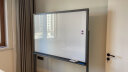 得力(deli)90*60cm悬挂白板 白板写字板 黑板 磁性悬挂式小白板 实心纤维板芯黑板 教学家用白板 92608 实拍图