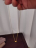 六福珠宝足金花丝玲珑转运珠黄金项链女款套链 计价 F63TBGN0015 约3.18克 实拍图