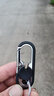 Jidaocook欧美达男士腰挂汽车钥匙扣挂件女锁匙扣创意双环钥匙圈钥匙环 黑色 实拍图