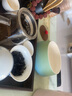豪峰2025新款大茶洗家用茶缸笔洗哥窑整套茶具套装配件洗杯送伴手礼物 G款 蓝青茶洗 1000ML 实拍图