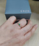 周大福（CHOW TAI FOOK）ENZO珠宝商场同款18K金菱形镶祖母绿宝石钻石戒指 送女友 EZV7992 11号 晒单实拍图