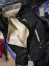 回图外套男秋冬季潮流休闲男装春秋季冬款加厚保暖上衣服短款秋装夹克 黑色加绒 M/165 实拍图
