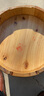 温友温友 泡脚木桶加高泡脚桶熏蒸实木洗脚盆木盆40cm过小腿足浴桶 40cm 圆边桶+盖+珠+轮+排水+艾30 实拍图