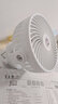 奥克斯小风扇小型宿舍办公室学生桌面上usb夹扇迷你床头电风扇充电夏天家用便携式电扇大风力风扇非静音 【6寸三档】4000毫安充插两用 实拍图