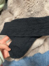 迪卡侬户外登山袜中高筒2双美利奴羊毛冬袜(黑色/灰色随机发)-4654313 晒单实拍图