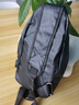 背包斜挎包男商务休闲皮面防水胸包时尚潮流男士单肩包大容量 黑色 实拍图