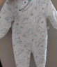童泰婴儿连体衣夹棉冬季新生宝宝棉衣服保暖加厚哈衣爬服外出抱衣 米白兔子（偏开款） 66cm 实拍图