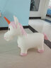 巴比精灵儿童跳跳马1-3岁宝宝充气马木马防摔户外玩具跳跳鹿儿童新年礼物 独角兽-奶油白（赠充气筒）适合2岁以上 实拍图