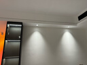 雷士（NVC）嵌入式小山丘射灯家用天花板筒灯洞灯家用走廊商用展厅防眩小孔灯 3W暖白光防眩小山丘-开孔75MM 实拍图