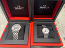 天梭（TISSOT）【官方授权店】手表 新款卡森臻我系列1853时尚商务石英情侣对表 月相白盘钢带 实拍图