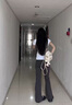 慕昂原创设计迷你小熊双肩包女2026新款韩版高级感铆钉休闲单肩小 白色 带挂件 实拍图