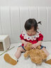 幼歌（YOUGE）婴儿草莓休闲牛仔短裤夏季新款宽松柔软木耳边裤子 牛仔蓝 73 cm 实拍图