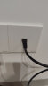 Yeelight易来超薄开关插座面板86型家用墙壁斜五孔插座USB面板网线白色 错位五孔十只装 晒单实拍图