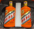 茅台（MOUTAI）生肖纪念 辛丑牛年 酱香型白酒 53度 375ml*2瓶 礼盒装 实拍图