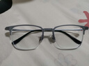 普视顿超轻纯钛半框磁吸套镜近视眼镜男二合一偏光开车钓鱼专用眼镜框男 镜框+1.56防蓝光镜片 实拍图