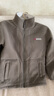 尔汝交出口挪威单加绒加厚双面摇粒绒抓绒衣男秋冬保暖休闲宽松大码外套 灰卡其 XS 【110-130斤】 实拍图