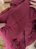秋芙罗妈妈装冬装羽绒服女极寒中老年人女装40岁50保暖加厚外套奶奶衣服 紫红 6XL 【建议160斤以上】 实拍图
