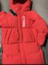 巴拉巴拉童装儿童羽绒服男童外套女童宝宝年冬装大绒被亲子装时尚长款加厚 新年红A版-白鸭绒-清洁度1000 140 实拍图