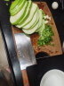 张小泉华韵不锈钢厨房家用刀具 切菜刀 斩切刀 菜刀 D100401 实拍图