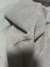啄木鸟（TUCANO）卫衣男秋冬季潮流宽松圆领长袖t恤学生打底衫上衣 灰色(加绒)2XL 实拍图
