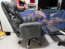 自然元素电脑沙发椅卧室舒适久坐靠背椅子可躺办公直播电竞椅单人懒人椅 科技布-灰色+脚托 晒单实拍图