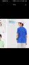 361°童装男女童短袖针织衫夏季速干透气小童短袖T恤中大童冰爽t恤 波仕蓝1204 130 cm【小童】 实拍图