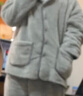 海澜之家男士睡衣男冬季长毛绒珊瑚绒翻领加绒加厚家居服套装睡衣冬季男 浅灰 L -170/95(110-130斤) 实拍图
