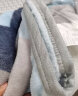 皮尔卡丹（pierre cardin）法兰绒毯子 超柔牛奶绒毛毯午睡空调毯毛巾被盖毯 灰色150*200cm 实拍图