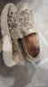 快乐玛丽（J&M）健步鞋女夏季中老年人透气软底防滑网面一脚蹬妈妈鞋 米白色 39  晒单实拍图