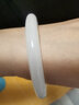 红酥手玉手镯金丝玉手镯女式油润透亮玉镯子57mm 实拍图
