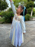 安妮优儿（Anneyol）女童汉服秋款国风2025新款超仙古装女孩古风公主裙儿童春夏裙子 紫色 110 实拍图