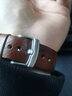 老皮匠真皮手表带配件 适用帝舵精工汉密尔顿表带小牛皮男女表链 复古风牛皮表带配件 22mm 棕色-钢色扣 22mm 实拍图