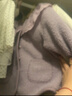 戴维贝拉（DAVE＆BELLA）儿童外套羊羔绒秋冬新款女童开衫小童衣服宝宝童装女孩外衣 丁香紫【现货】 130 cm（建议身高120-130cm） 实拍图