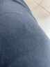 罗蒙（ROMON）【加绒可选】灯芯绒加厚休闲裤男秋冬新款时尚抽绳腰直筒长裤男 6635H黑色【加厚款】 2XL (185) （建议155-170斤） 实拍图