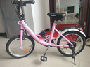 永久儿童自行车6-10岁自行车学生女童公主车男孩女孩变速减震脚踏单车 辐条-粉色 【v刹/铝合金轮毂】 16寸-单速【适合110-130cm】 实拍图