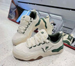 FILA FUSION斐乐潮牌KICK板鞋男鞋新款时尚休闲鞋踢板鞋潮 初雪白/暗绿-PC 40 实拍图