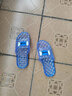 夏天拖鞋女人室内居家浴室塑料防滑外穿水晶透明大码凉拖鞋硬底女 天蓝色 36 适合35脚穿 实拍图