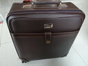 MINLUBAOLUO商务行李箱男拉杆箱万向轮女士旅行箱16/18/20英寸登机箱箱子 黑色 20英寸【横款】可登机 实拍图