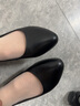 强人女鞋4CM中跟工作单鞋尖头通勤皮鞋浅口高跟鞋 JDLA170002 黑色 36 实拍图