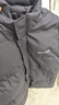 笺罗（JIANLUO）棉服男加厚秋冬季晋江羽宽松棉衣绒服袄子休闲大码面包外套男 黑色 XL 实拍图