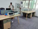 沃霖 办公家具轻奢办公桌椅组合现代办公桌办公室简约屏风工位 2.4米四人位 常规 晒单实拍图