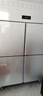 新飞 （Frestec）四门冰箱商用大容量冷藏冷冻双温立式不锈钢保鲜柜冰箱酒店四开门冰箱商用厨房保鲜风冷六门冰柜 -18℃全铜管工程款900L丨上冷冻下冷藏丨数显 实拍图