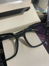 蔡司（ZEISS）近视眼镜框男士款粗框黑框眼镜gm镜架可配度数防蓝光辐射眼睛女 经典款 黑框黑色 配colorein镜片防蓝光 无度数 实拍图