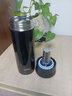 膳魔师（THERMOS） 保温杯男女不锈钢商务办公滤网泡茶水杯子TCMK-500/350团购定制 TCMK-500 黑色 470ml 实拍图