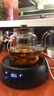 忆壶茶（YIHUTEA）茶壶玻璃煮茶壶加厚泡茶壶家用水壶耐高温带过滤水壶煮茶器茶具 1500w黑色智能炉+大空灵 1.1L 实拍图